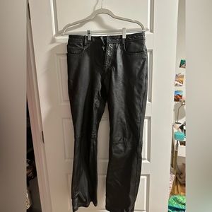 VINTAGE 100% Leather Pants